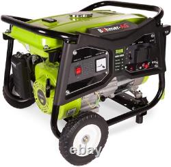 Portable Petrol Generator On Wheels 3.8Kw 12V DC 230v AC Bohmer 3800K-E