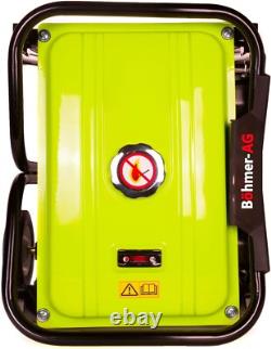 Portable Petrol Generator On Wheels 5.0Kw 12V DC 230v AC Bohmer 5000K-E