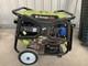Portable Petrol Generator On Wheels 7.0kw 12v Dc 220v Ac Bohmer 7000k-e