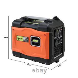 Portable Petrol Inverter Generator 1900With2900W 4-Stroke Engine Suitcase Camping