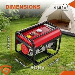 Portable generator emergency use gas generator construction power