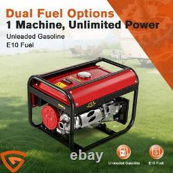 Portable generator emergency use gas generator construction power