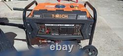 Portable patrol generator 3300W 7HP 4 Stroke, 210cc, electric key start digital
