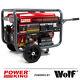 Powerking Petrol Generator Pkb5000es 3200w Wolf 7hp Electric Start Wheel Kit