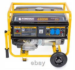 Powermat Power Generator Aggregate 6.5 kW 12V 230V AVR