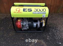 Pramac Es3000 2.4 Kva 110 Volt Site Safe Generator Honda Gx Engine 2015 Model