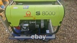 Pramac S8000 petrol generator electric start used