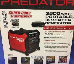 Predator 3500 Inverter Generator Super Quiet On Hand SHIPS TO PUERTO RICO