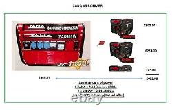 RRP 1495! Now` only £395! Zana Petrol Generator 8500w extreme power