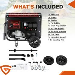 Recoil Portable Petrol Generator With WHEELS 15L Tank 215cc 3kwith2.1kw 4 Stroke UK