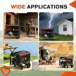 Recoil Portable Petrol Generator With WHEELS 15L Tank 215cc 3kwith2.1kw 4 Stroke UK