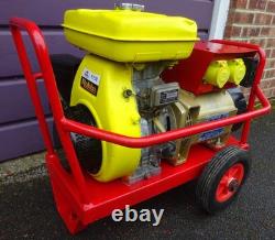 Robin Powerful 4kW petrol generator 115 / 230V Subaru Robin engine. Wheeled
