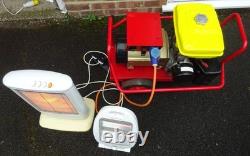 Robin Powerful 4kW petrol generator 115 / 230V Subaru Robin engine. Wheeled