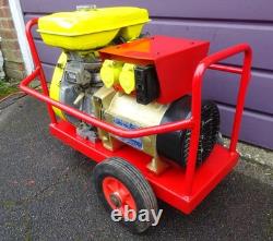Robin Powerful 4kW petrol generator 115 / 230V Subaru Robin engine. Wheeled