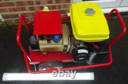 Robin Powerful 4kW petrol generator 115 / 230V Subaru Robin engine. Wheeled