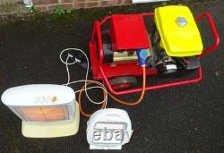 Robin Powerful 4kW petrol generator 115 / 230V Subaru Robin engine. Wheeled