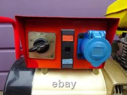 Robin Powerful 4kW petrol generator 115 / 230V Subaru Robin engine. Wheeled