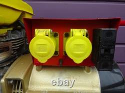 Robin Powerful 4kW petrol generator 115 / 230V Subaru Robin engine. Wheeled