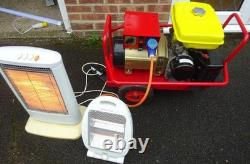 Robin Powerful 4kW petrol generator 115 / 230V Subaru Robin engine. Wheeled