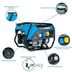 SGS 2.8 kVA Portable Petrol Generator with Oil & Flylead, 2000W 5.5HP 4-Stroke