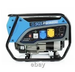 SGS PGH2200 Heavy Duty Portable Petrol Generator 4 Stroke 2000w 2.8KVA