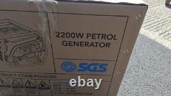 SGS PGH2200 Heavy Duty Portable Petrol Generator 4 Stroke 2000w 2.8KVA