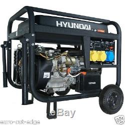 SILENT Hyundai HY7000LEk Electric Start Open Frame Petrol Generator 3 year Wrnty