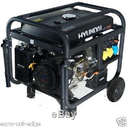 SILENT Hyundai HY7000LEk Electric Start Open Frame Petrol Generator 3 year Wrnty