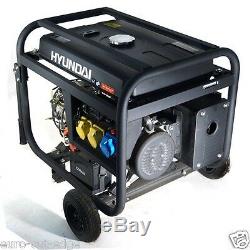 SILENT Hyundai HY7000LEk Electric Start Open Frame Petrol Generator 3 year Wrnty