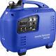 Silent Petrol Generator 2.2 Kw Electric / Remote Start 2 Year Uk Warranty Blue