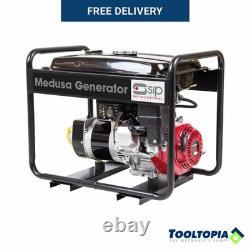 SIP MEDUSA Portable Petrol Generator Honda 7.2kVa 12hp 389cc Engine 25L Tank