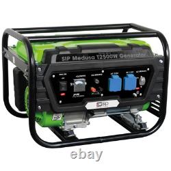 SIP MEDUSA Portable Petrol Generator T2500W 2200W 7hp 212cc 4 Stroke Engine 15L