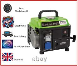 SIP Medusa T952 2 Stroke Portable Petrol Generator 750W 230V-Heavy Duty 4lt Tank