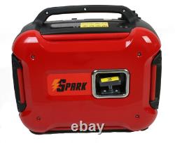 SPARK 2000W Inverter Suitcase Generator Silent Portable Camping E10 Fuel