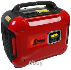 SPARK Pure Sine Wave 2kW Petrol Suitcase Inverter Generator 2000W, 2000 watt