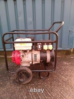 STEPHILL SE7500 7.5 KVA (6kW) HONDA GX390 PETROL GENERATOR 110v (FUSION WELDER)