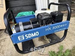 Sdmo Hx3000 3kw GENERATOR HONDA ENGINE 110/240v