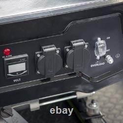 Sealey G2201 2200W Generator 6.5hp 4-Stroke Engine 230V