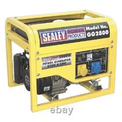 Sealey GG2800 Petrol Generator 2800W Max 110/230V 6.5hp