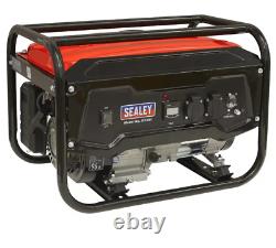 Sealey Robust 2200w Heavy Duty Open Frame Petrol Generator 1 Year Warranty