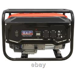 Sealey Robust 2200w Heavy Duty Open Frame Petrol Generator 1 Year Warranty