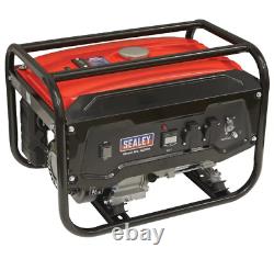 Sealey Robust 2200w Heavy Duty Open Frame Petrol Generator 1 Year Warranty