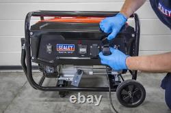 Sealey Robust 3100w Heavy Duty Open Frame Petrol Generator 1 Year Warranty