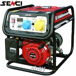 Senci Petrol Generator Frame Mounted 2.2kw upto 12.5h Portable SC2500-II