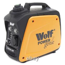 Silent Inverter Generator Wolf 800w Petrol 4 Stroke Portable Camping Power