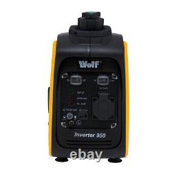 Silent Inverter Generator Wolf 800w Petrol 4 Stroke Portable Camping Power