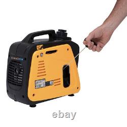 Silent Inverter Generator Wolf 800w Petrol 4 Stroke Portable Camping Power