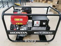 Single & 3 phase generator only used 3 times, very good condition Honda ECT 7000