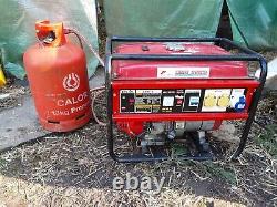 Sinopower 2.8GF-3 Dual Fuel LPG & Petrol Generator 2.8kW + Propane Gas Bottle