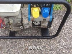 Stephill 2.7 Kva 110 240 Volt Petrol Generator Honda Gx 160 Engine Catering